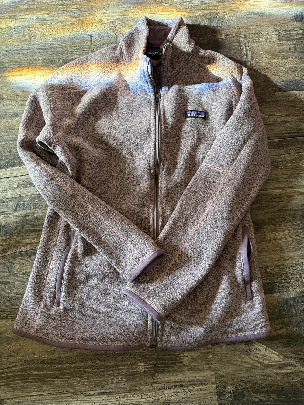 Patagonia Women's better sweater fleece jacket. Light purple